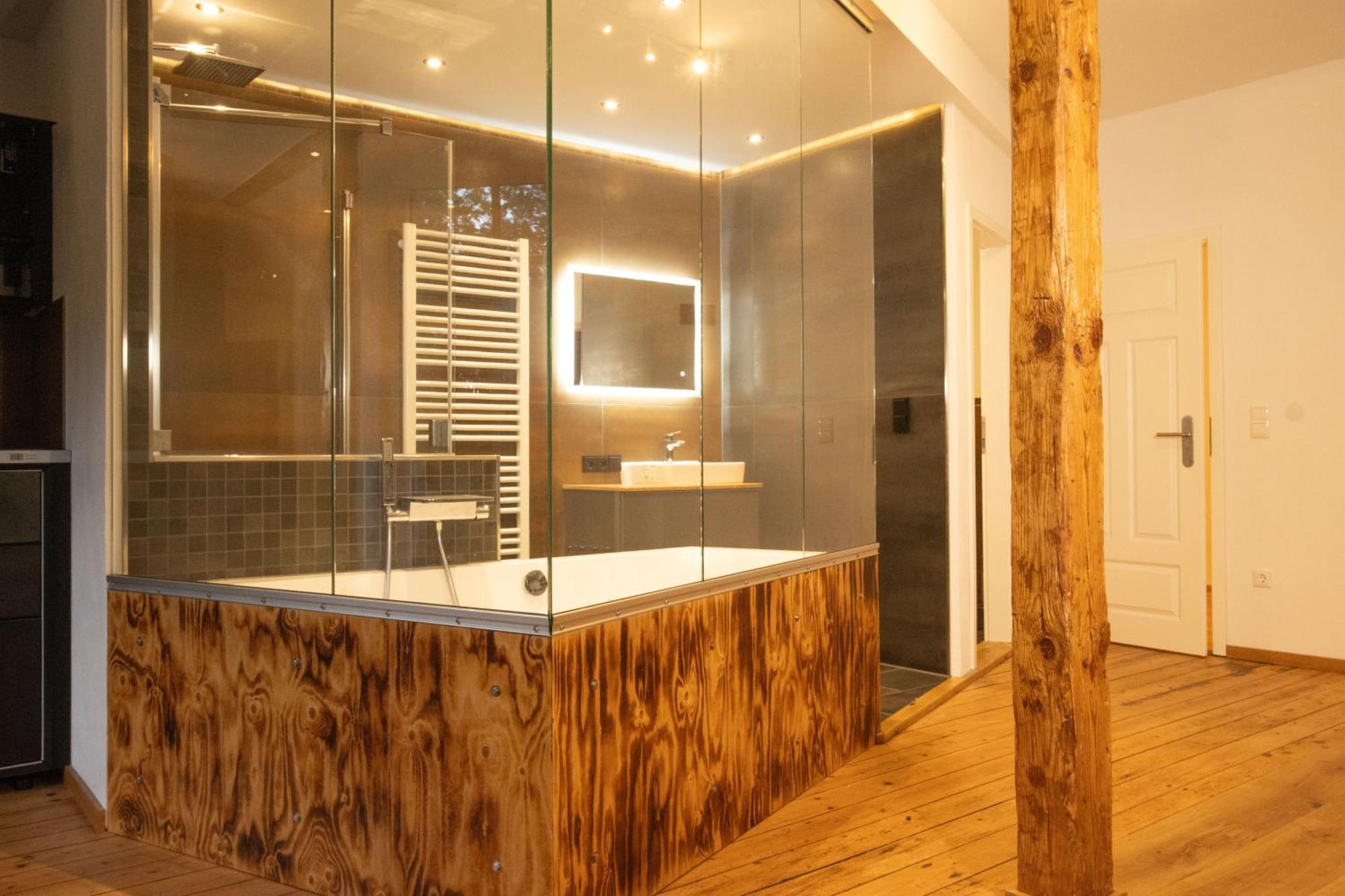 Loft Apartment Mit Grosser Badewanne A Mugeln Εξωτερικό φωτογραφία